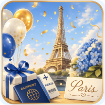 <b>Розіграш подорожі до Парижа 🇫🇷</b>