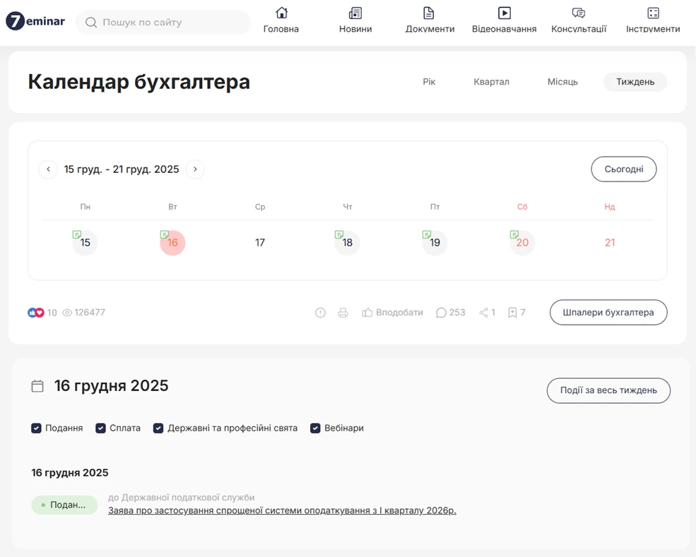 основне зображення для 16 грудня – граничний термін для переходу на спрощену систему: тримайте зразки заяв