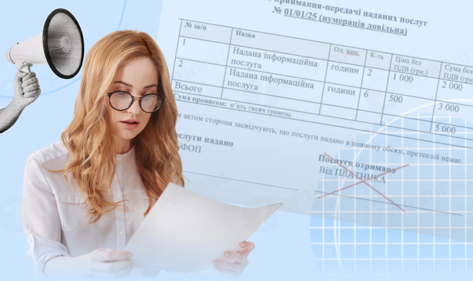 основне зображення для Акти без підпису з 01.04.2026: що змінилось, коли рахунок замінює акт та як працювати без ризиків