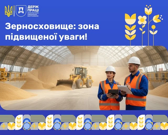 основне зображення для Безпека у зерносховищах: прості дії, які рятують життя