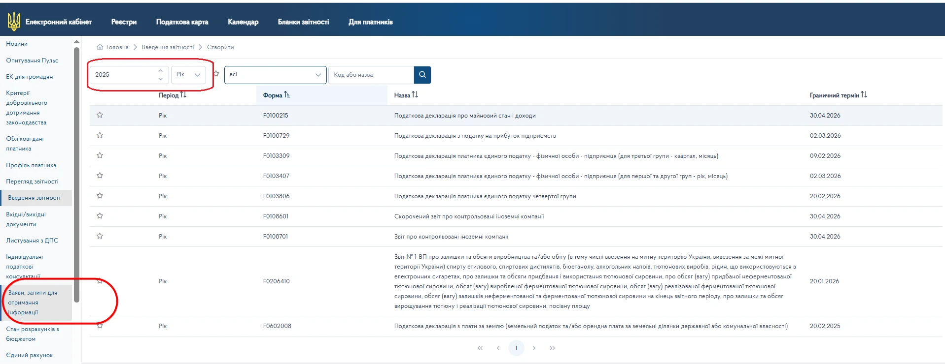основне зображення для Де шукати майнову та інші декларації в оновленому кабінеті платника податків