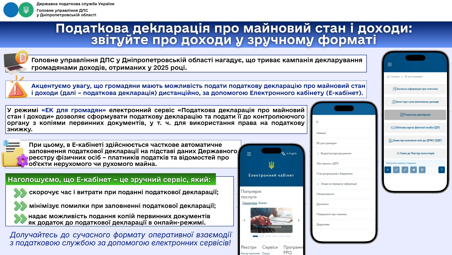 основне зображення для Декларація про майновий стан і доходи онлайн: як подати через Е-кабінет