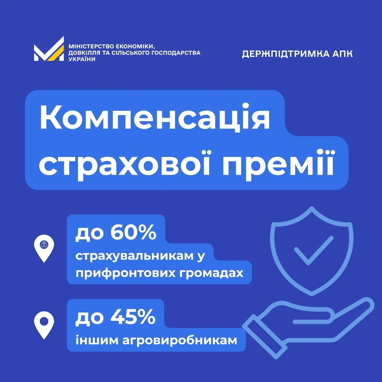 основне зображення для Держпідтримка сільгоспвиробників: агрострахування в інфографіці