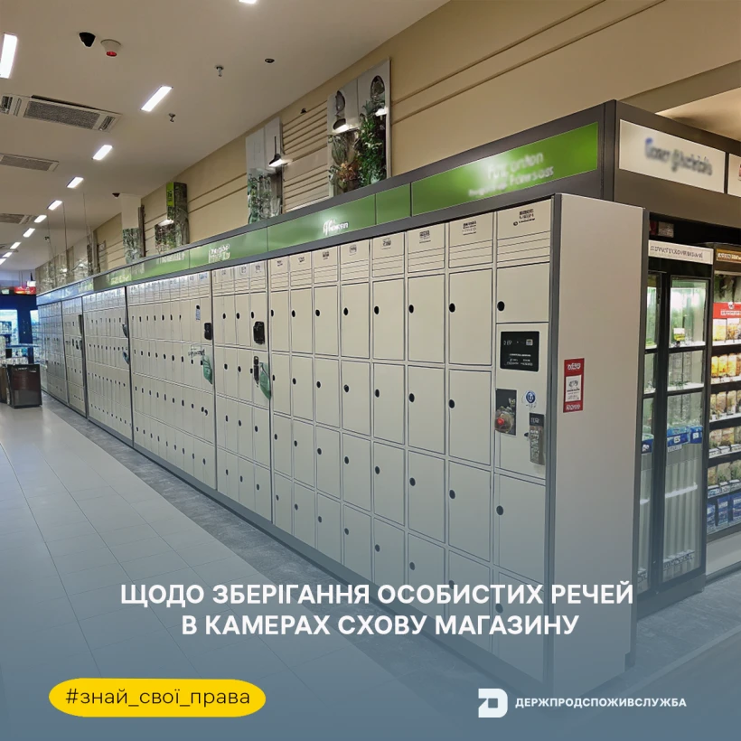 основне зображення для Камери схову в магазинах: права споживачів та відповідальність закладів