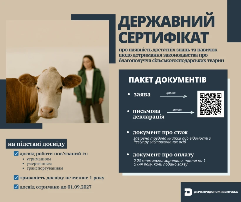 основне зображення для Не пропустіть перехідний період: як оформити сертифікат з благополуччя тварин за практичним досвідом