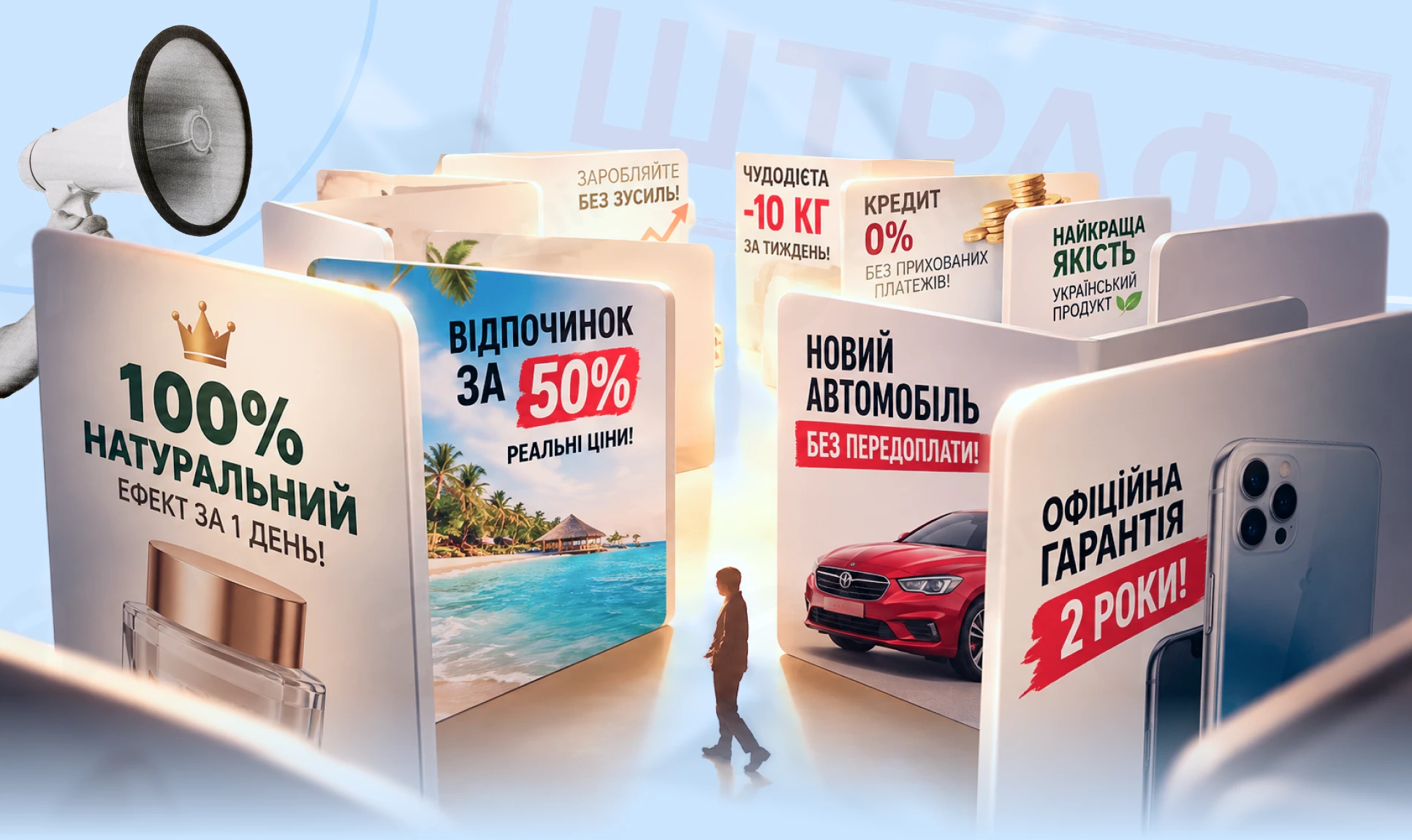 основне зображення для Недобросовісна реклама: коли реклама вводить в оману споживачів та які штрафи загрожують бізнесу