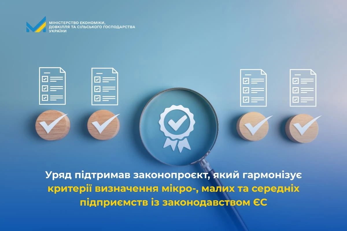 основне зображення для Нові критерії для визначення мікро-, малого, середнього та великого бізнесу: законопроєкт