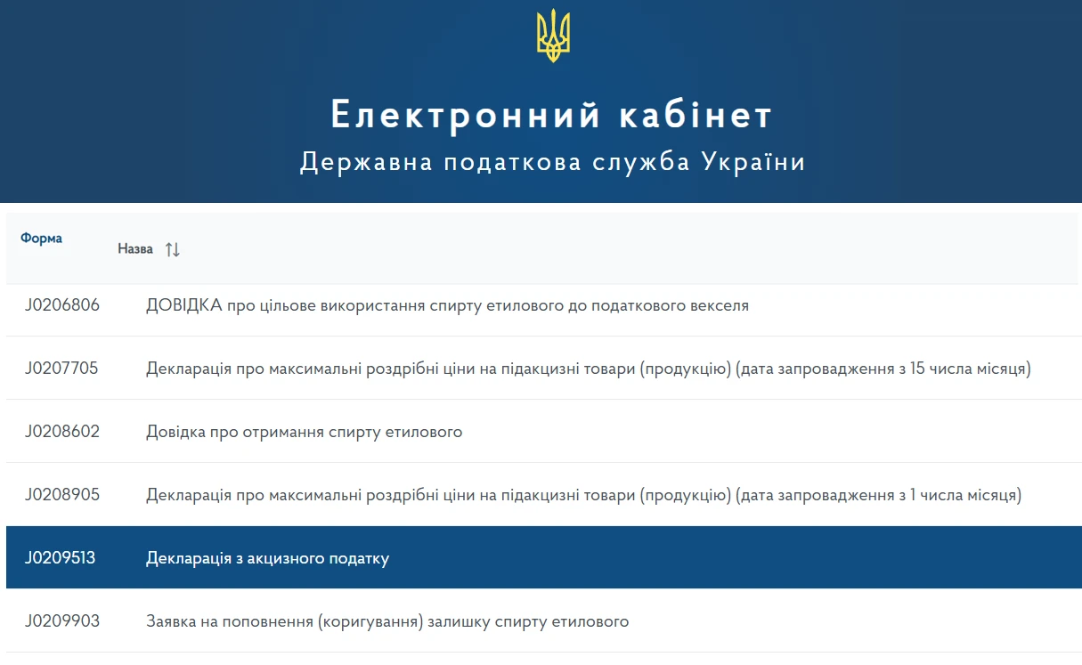 основне зображення для Оновлена форма Декларації з акцизного податку вже в Кабінеті платника
