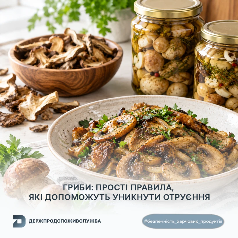основне зображення для Отруєння грибами: 5 правил безпечного збирання, купівлі та приготування