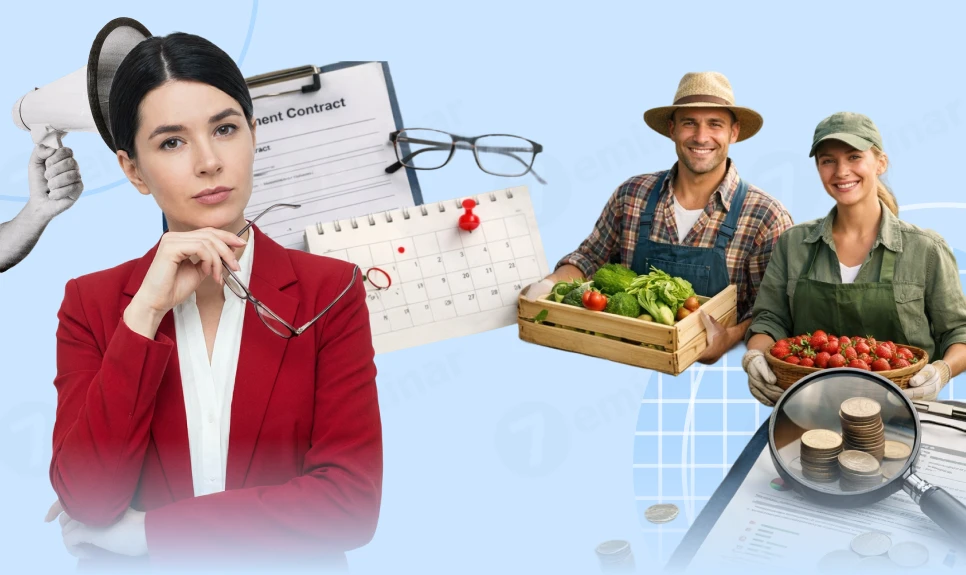 основне зображення для Сезонні працівники: алгоритм прийняття на роботу, типові і ризики  роботодавця