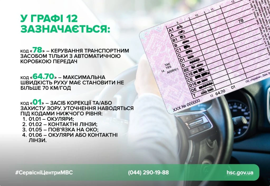 основне зображення для Що означають позначки у вашому посвідченні водія: пояснення від МВС