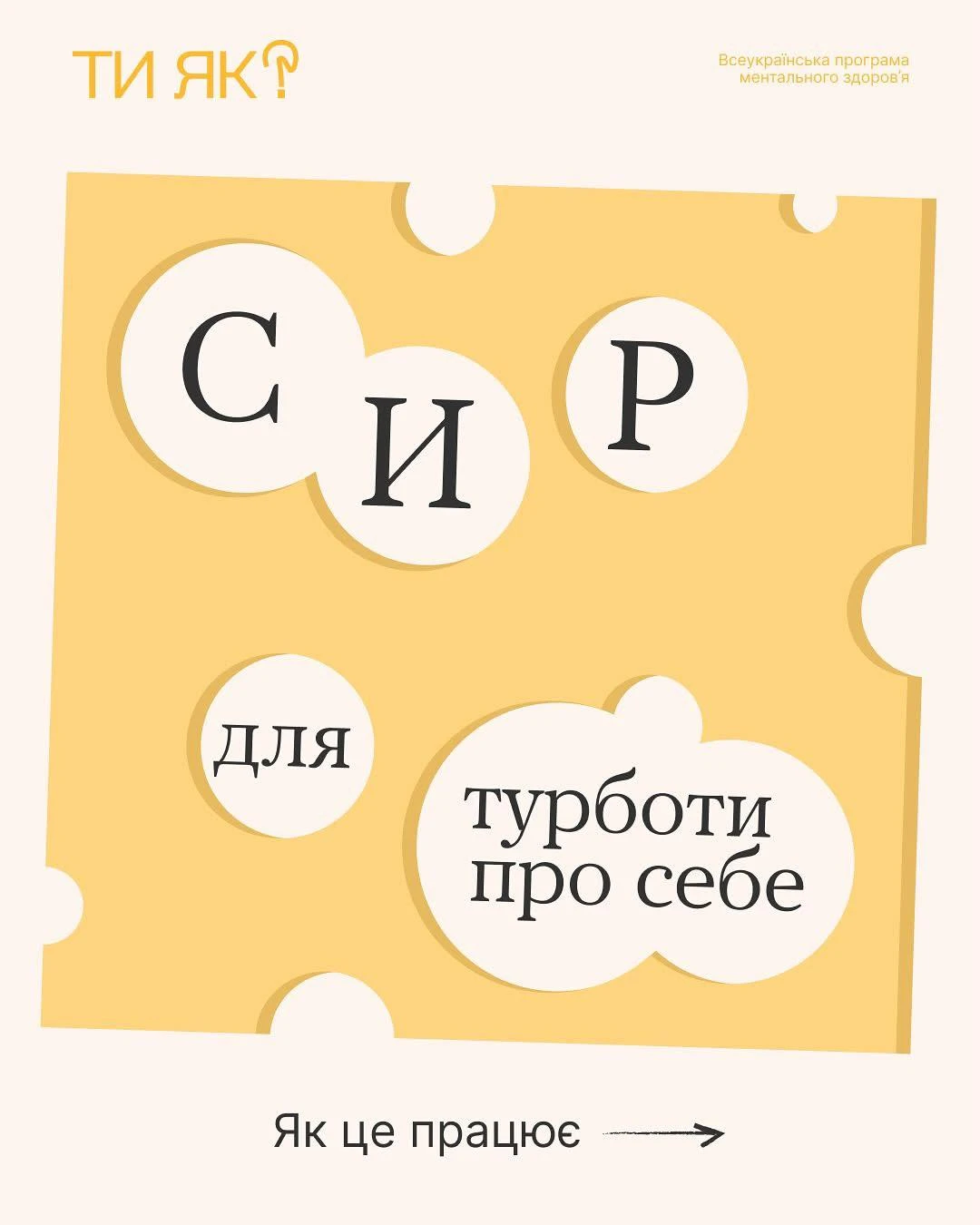 основне зображення для Турбота про себе: метод швейцарського сиру