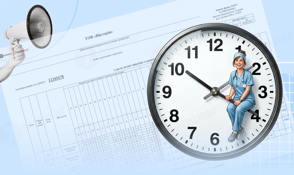 основне зображення для Ведення табеля облік робочого часу медпрацівників