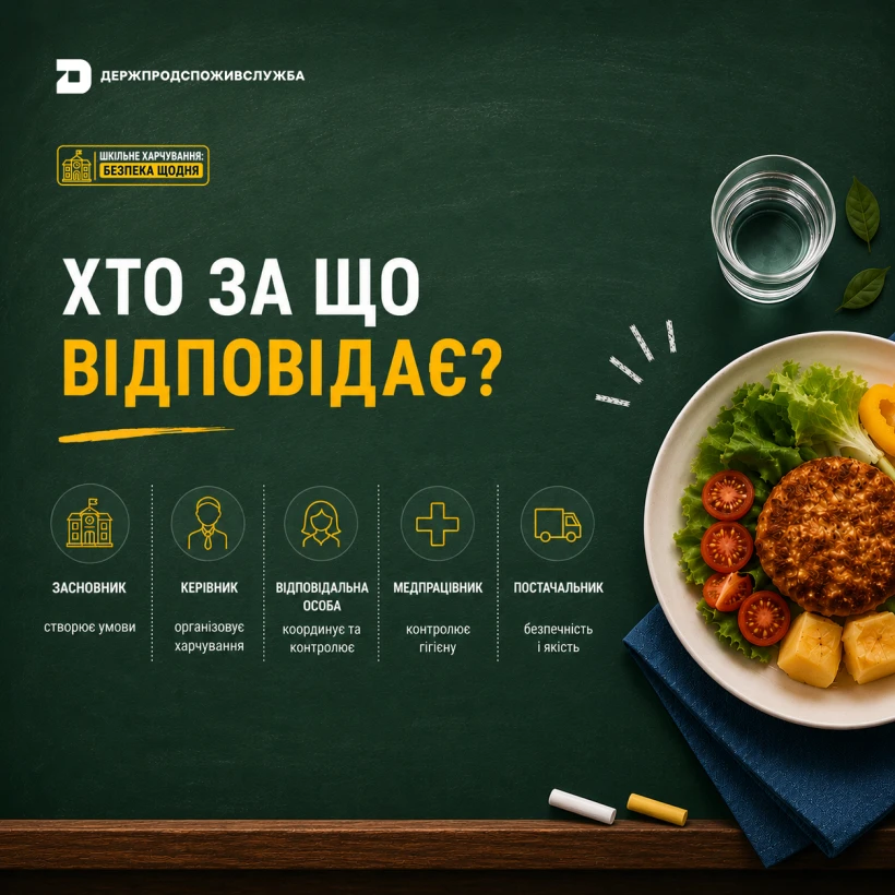 основне зображення для Від постачальника до тарілки: хто відповідає за безпеку шкільного харчування у 2026 році