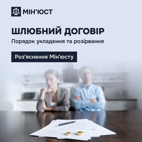 основне зображення для Все, що потрібно знати про укладення та розірвання шлюбного договору: інфографіка
