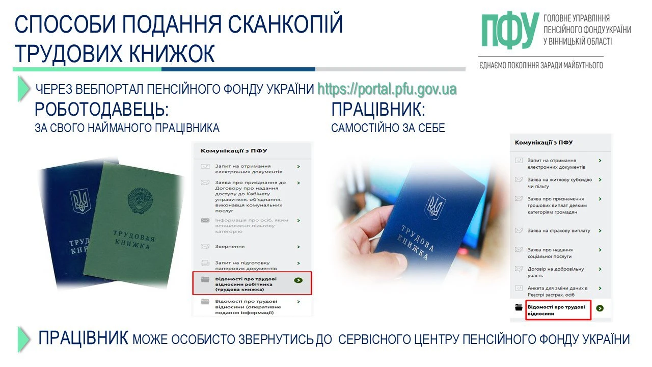 основне зображення для Як дізнатися про результати оцифрування трудової книжки