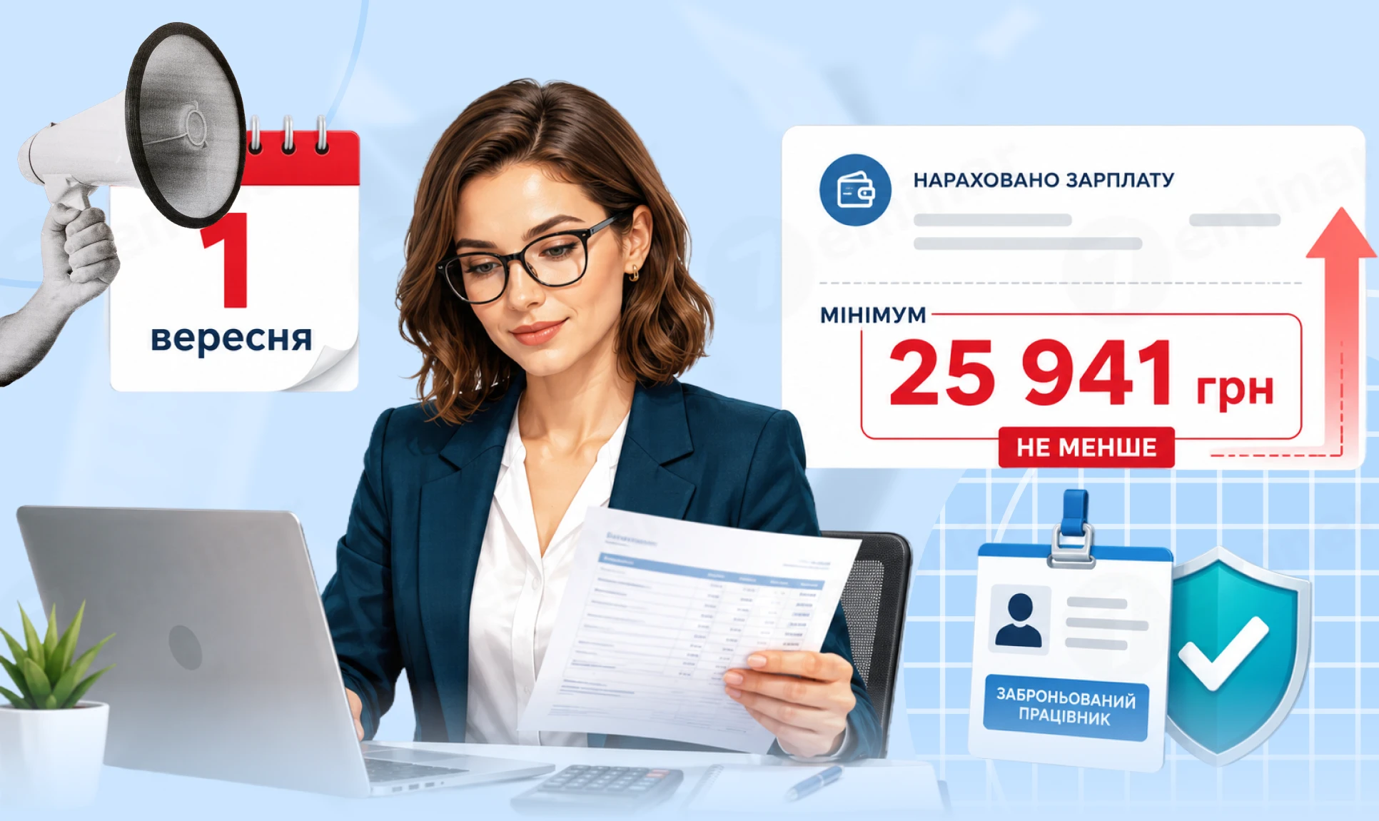 основне зображення для Зарплатні вимоги для бронювання та критичності з 1 вересня 2026 року
