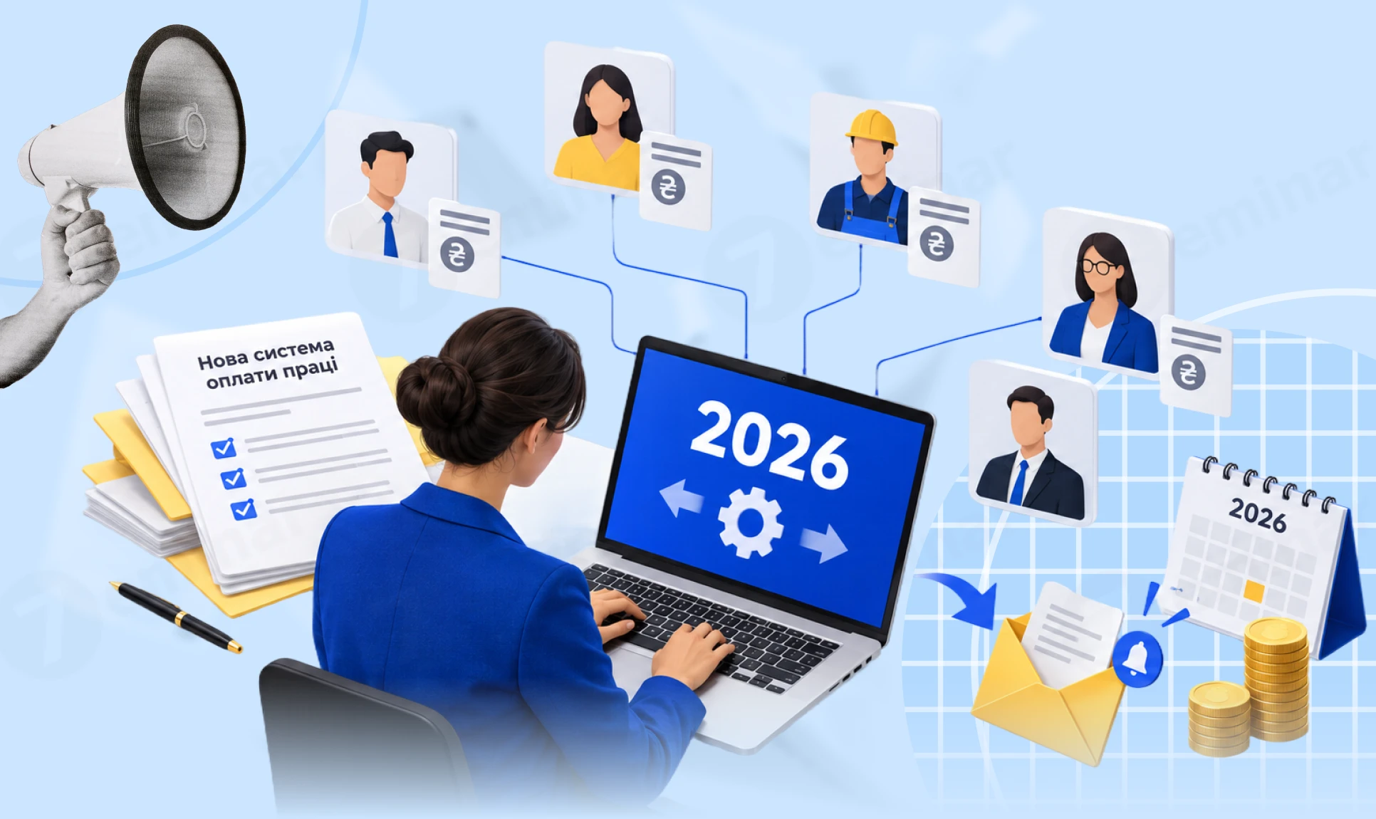 основне зображення для Зміна системи оплати праці у 2026 році: як оформити та повідомити працівників