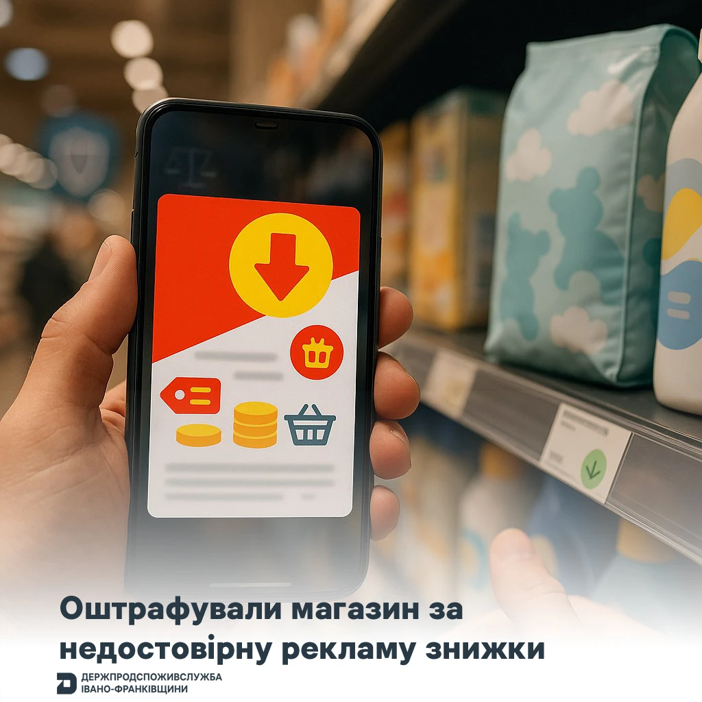 основне зображення для Знижка «на папері»: Держпродспоживслужба оштрафувала магазин