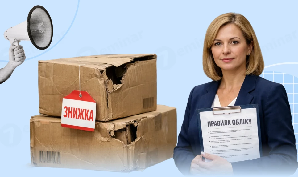 основне зображення для Знижка на товар через пошкоджену упаковку: правила обліку